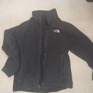 THE NORTH FACE MENS MEDIUM MED M JACKET COAT DARK GRAY FLEECE $128